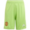 Conjunto (Camiseta+Pantalón Corto) Portero Manchester United Primera Equipación 23-24 - Niño